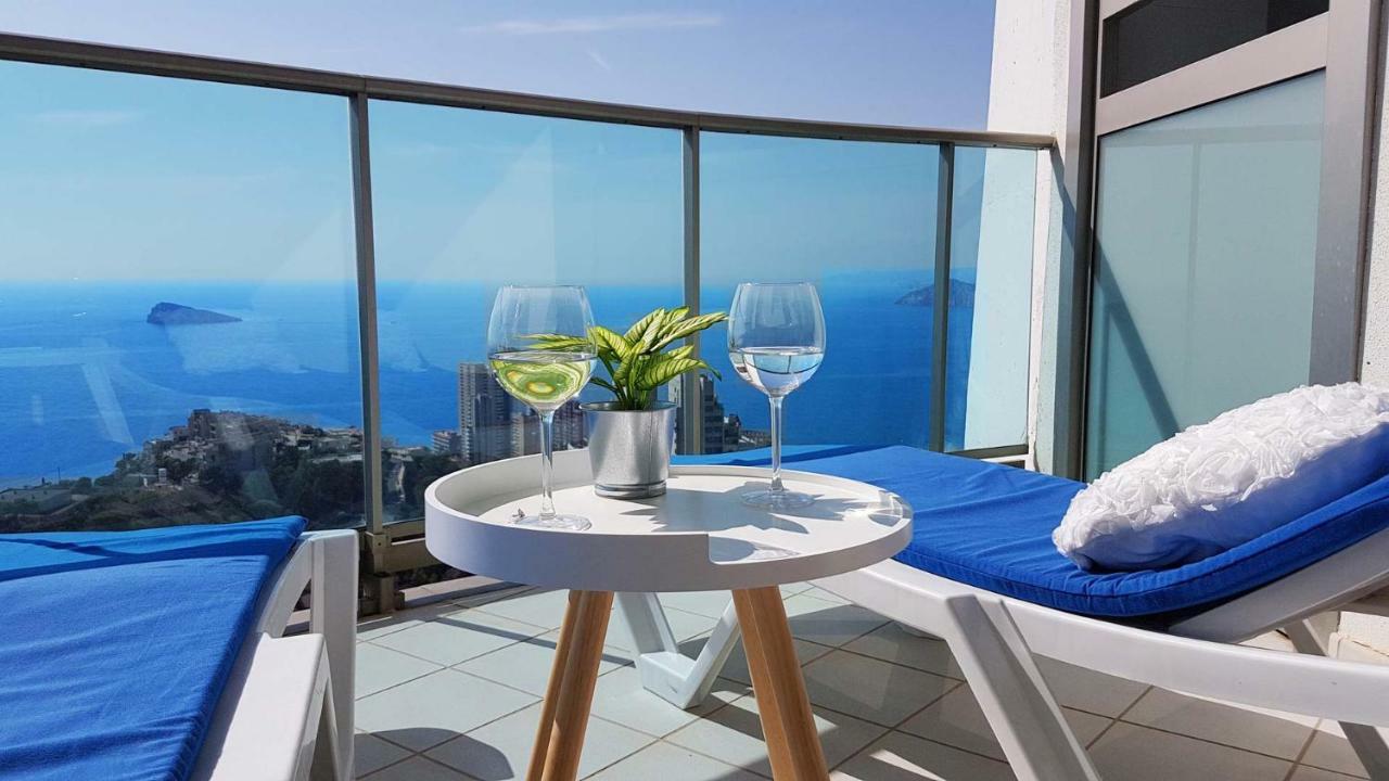 Highrise Apartment With Private Terrace & Sea Views - 34Th Floor Benidorm Dış mekan fotoğraf