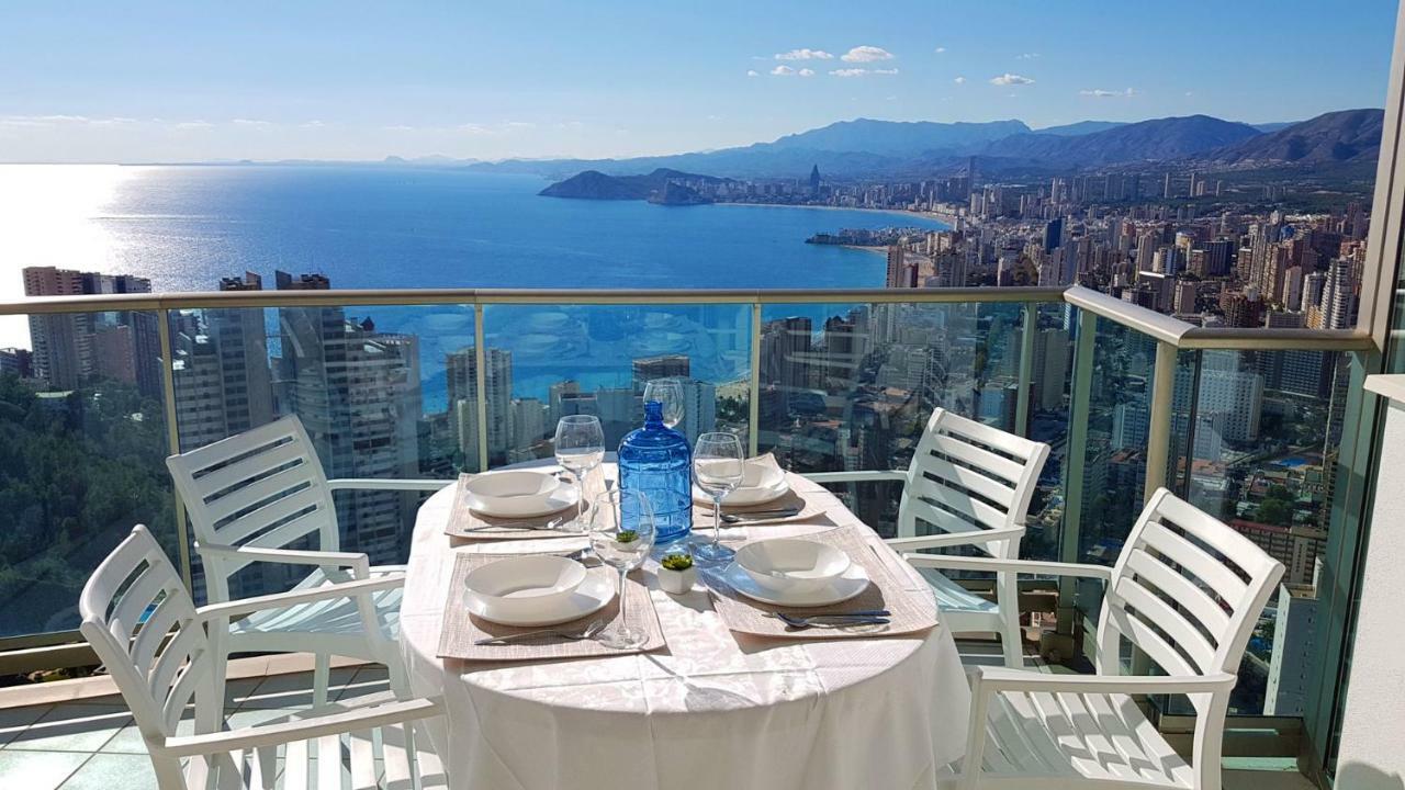 Highrise Apartment With Private Terrace & Sea Views - 34Th Floor Benidorm Dış mekan fotoğraf