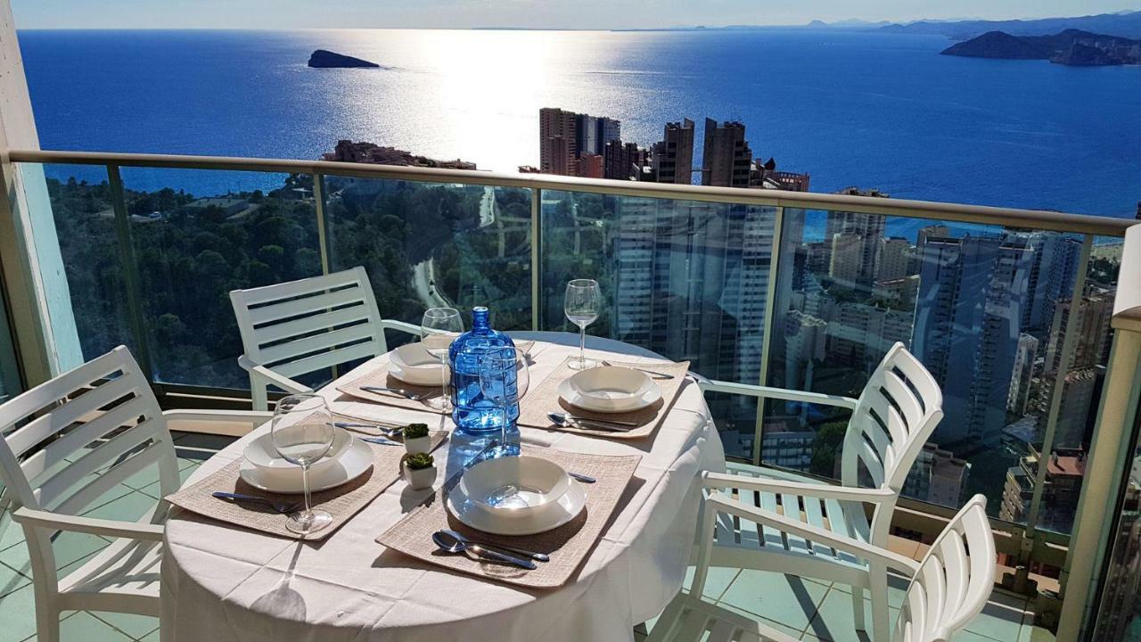 Highrise Apartment With Private Terrace & Sea Views - 34Th Floor Benidorm Dış mekan fotoğraf